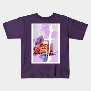 Flinders Street Station, Melbourne Kids T-Shirt